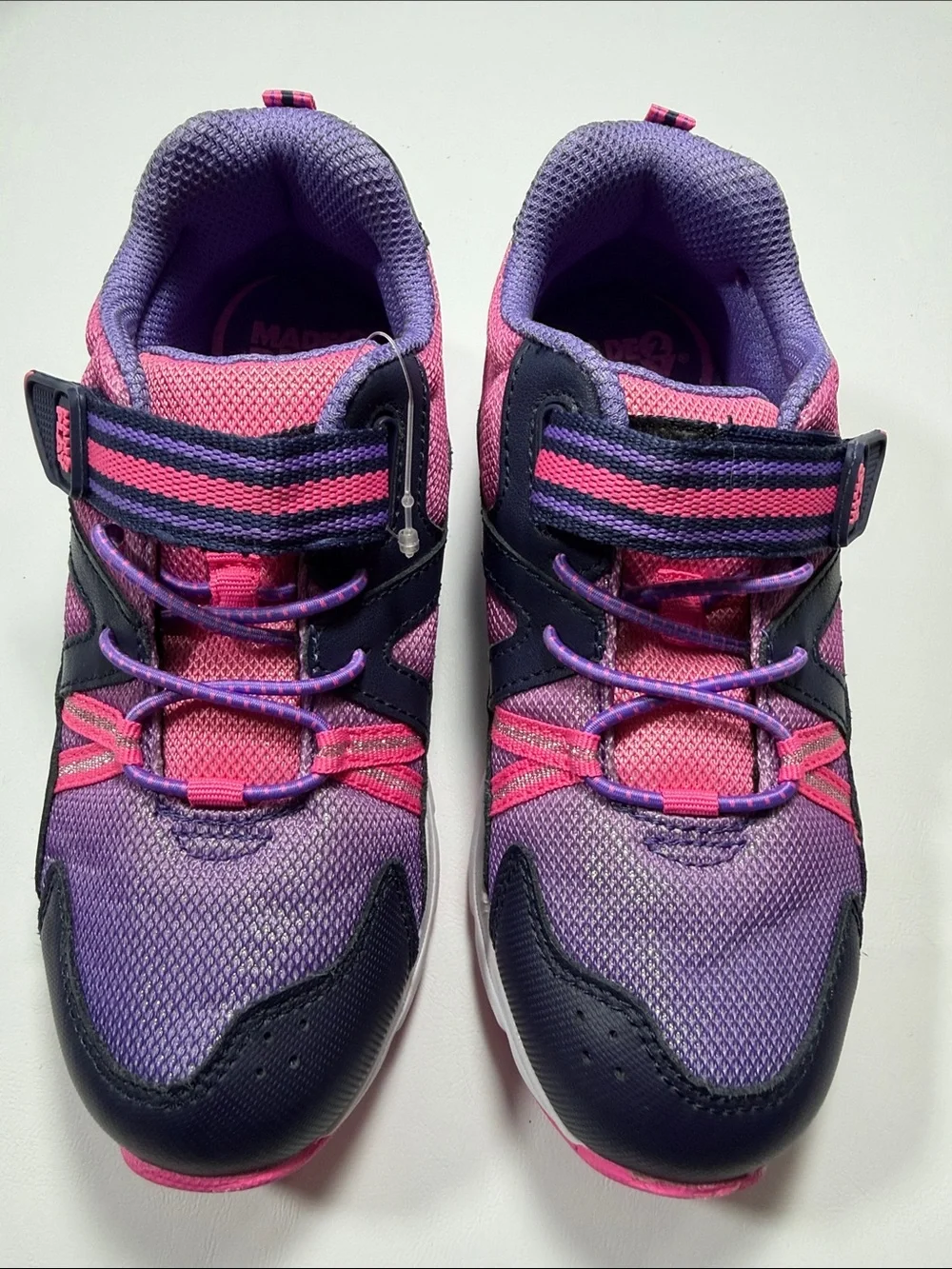 Girls Size 1 Stride Rite M2P Made to Play Journey Player Pink/Purple Sneaker